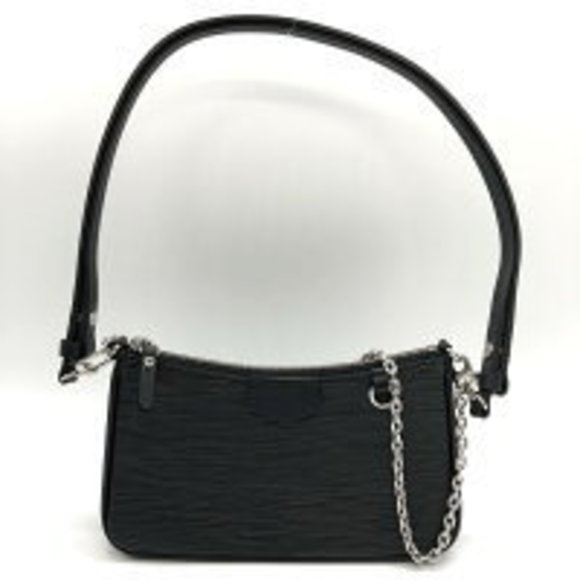 Louis Vuitton Easy Shoulder Bag Epi Leather Noir Black - Picture 1 of 9